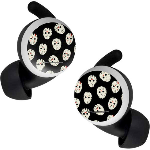 Warner Bros Friday the 13th Jason Voorhees Pattern Google Pixel Buds Skin